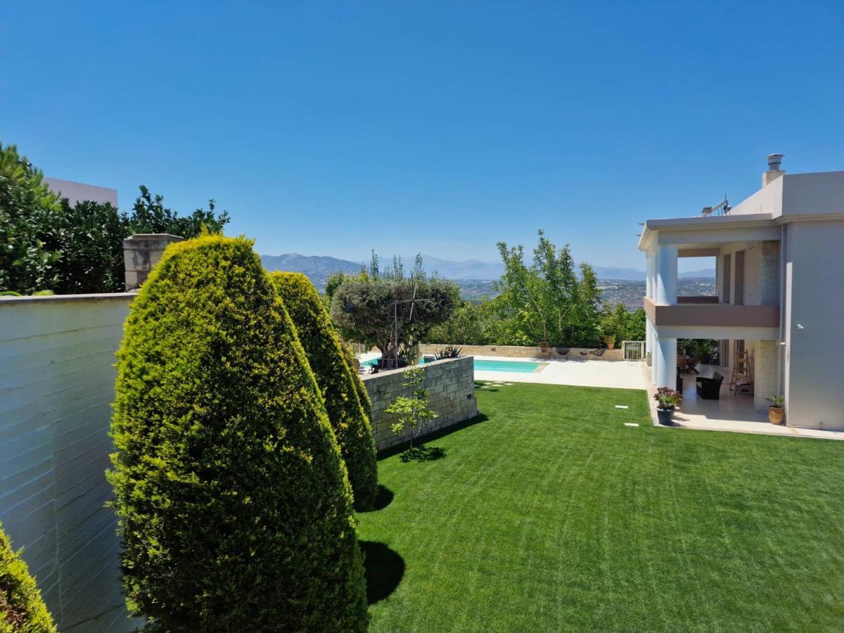 Blue Sky Villa In Crete Epano Vathia Exterior foto